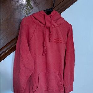 Aerie Red Hoodie with Motivational Text